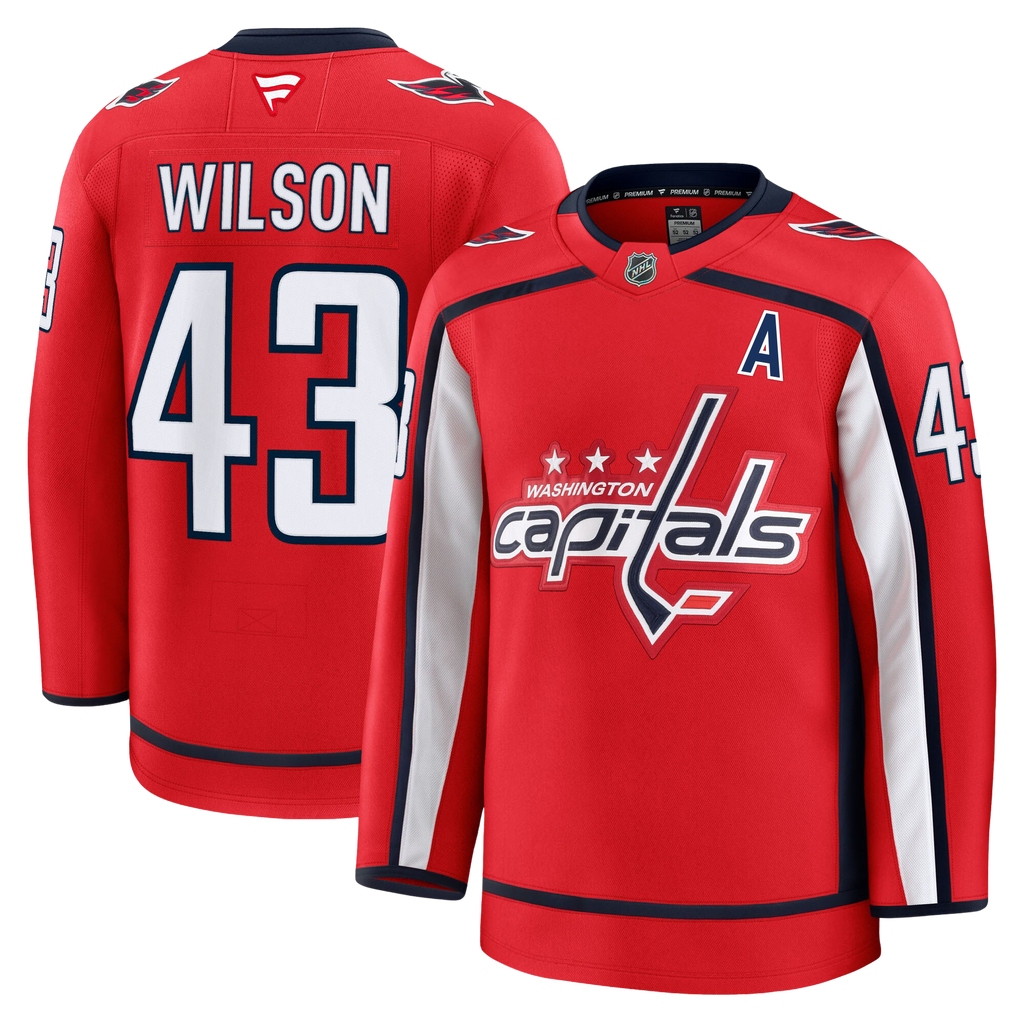 Tom Wilson Washington Capitals Fanatics Premium Home Jersey