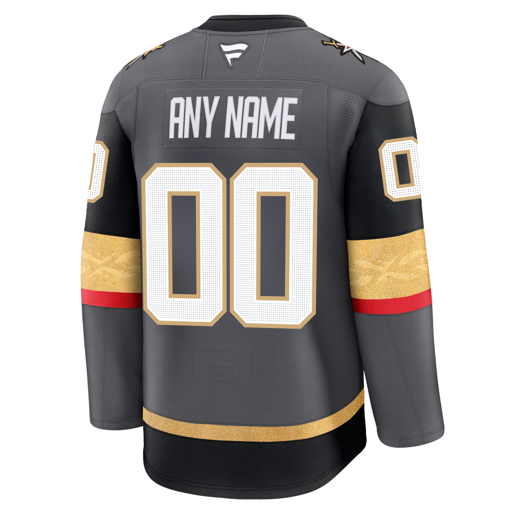 Customizable Vegas Golden Knights 2024 Fanatics Premium Official NHL THIRD ALTERNATE Jersey