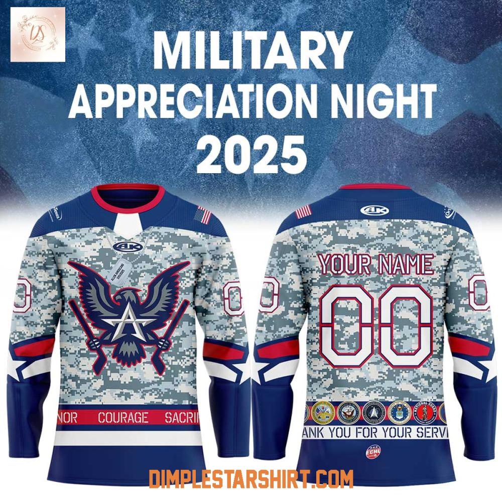 Allen Americans Military Appreciation Night 2025 Hockey Jersey