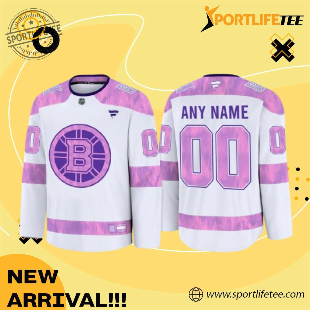 Boston Bruins X Hockey Fights Cancer 2025 Hockey Jersey