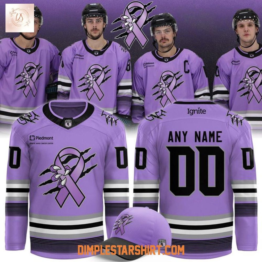 Columbus River Dragons Hockey Fights Cancer 2025 Jersey