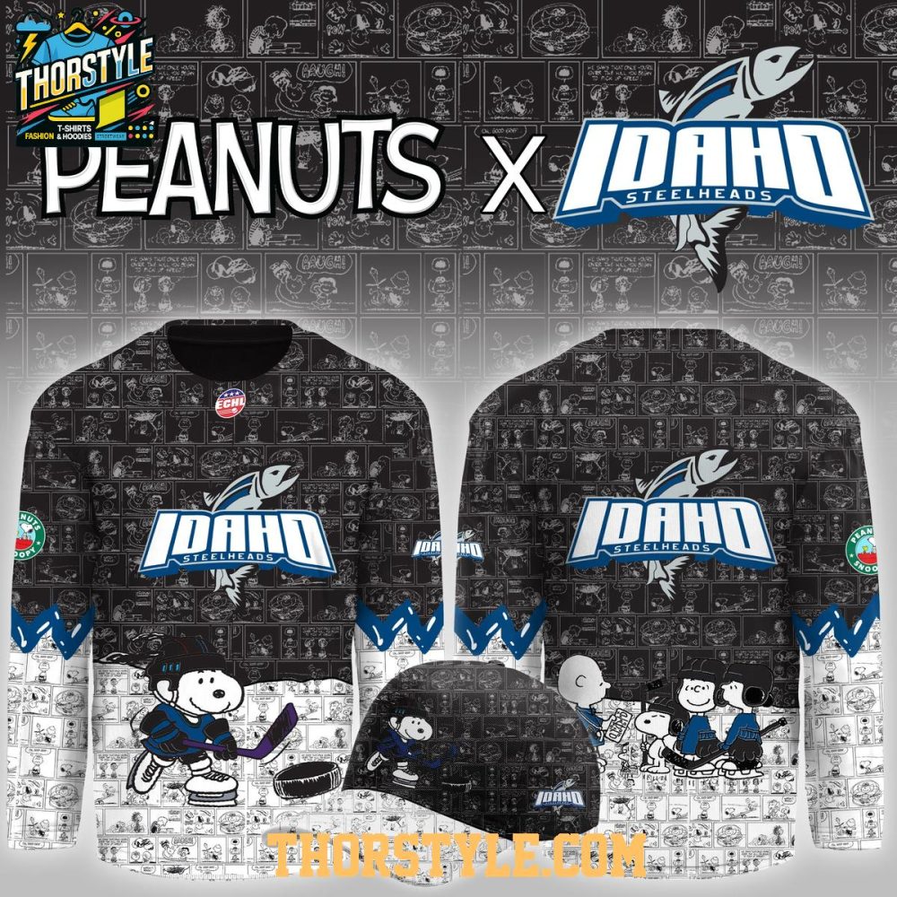Idaho Steelheads Peanuts Night Game 2026 Celebrate Hockey Jersey