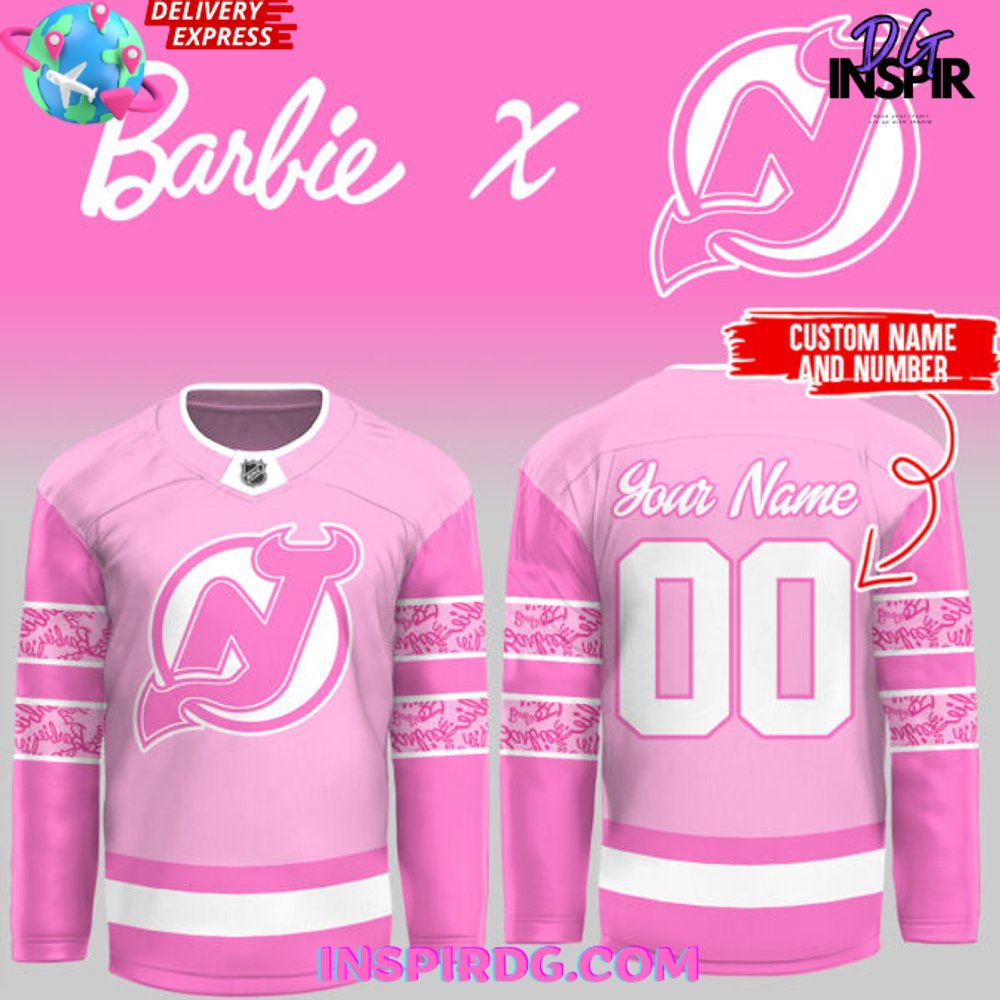 New Jersey Devils Barbie Night 2025 Hockey Jersey