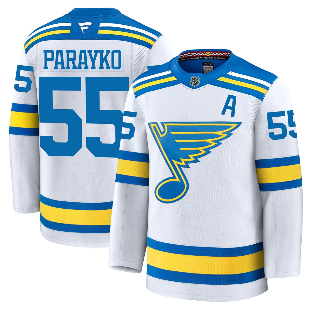 Colton Parayko St Louis Blues Fanatics Away Premium Jersey