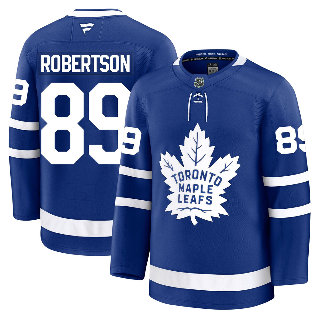 Nicholas Robertson Toronto Maple Leafs Fanatics Premium Home Jersey