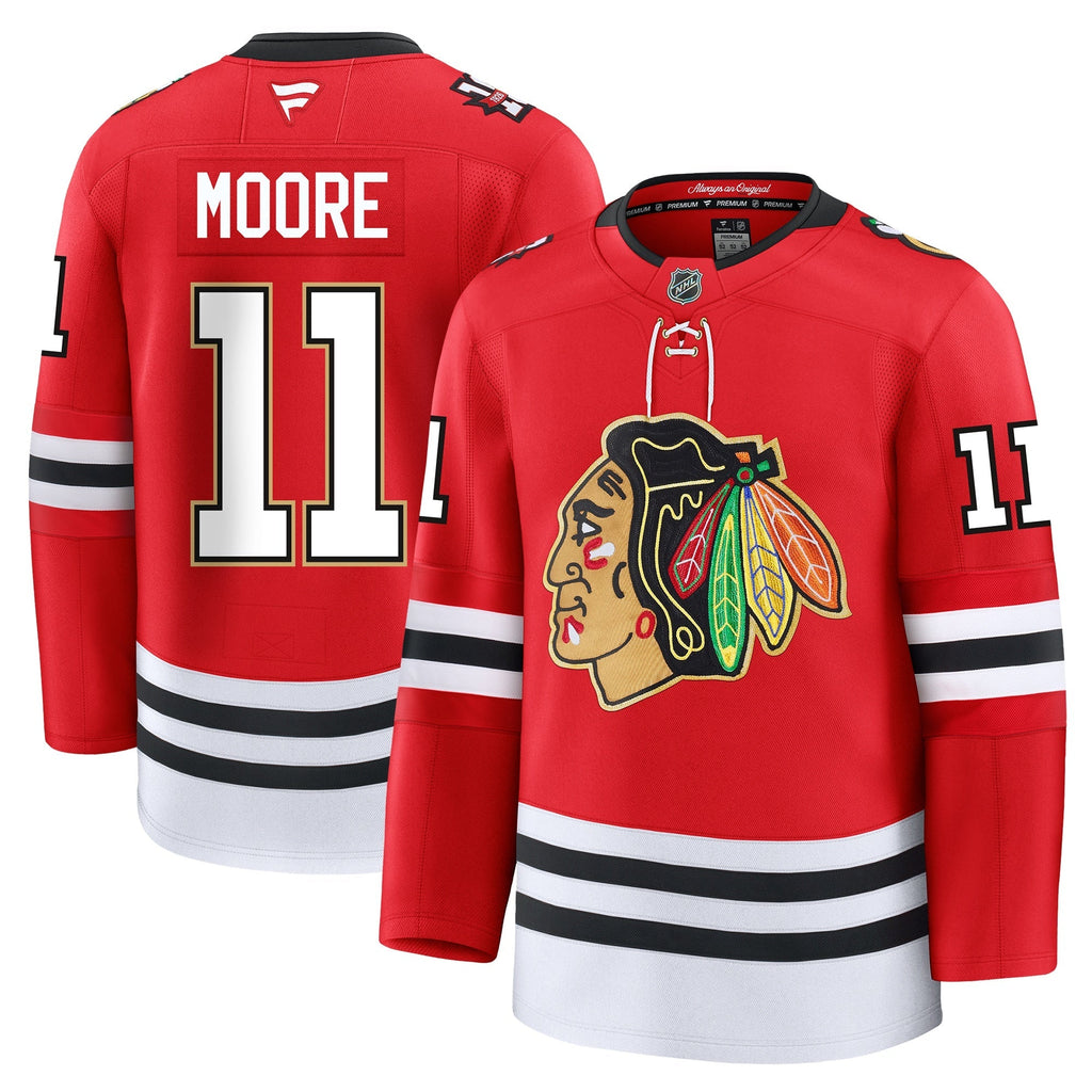 Oliver Moore Chicago Blackhawks Fanatics Centennial Premium Jersey