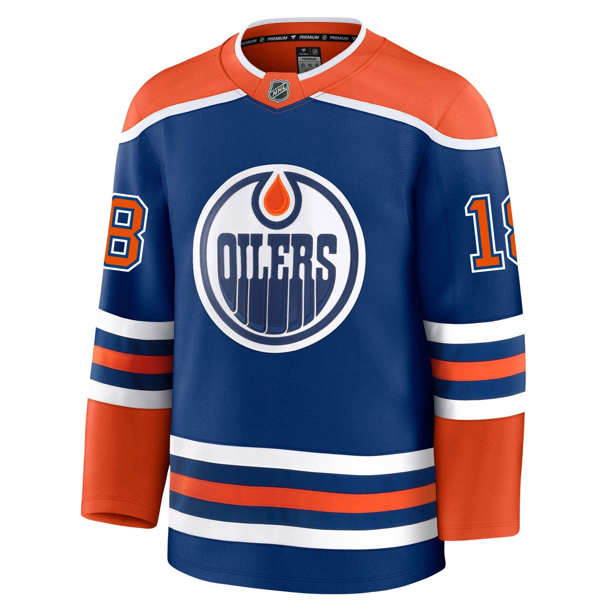 Zach Hyman Edmonton Oilers Fanatics Premium Home Jersey